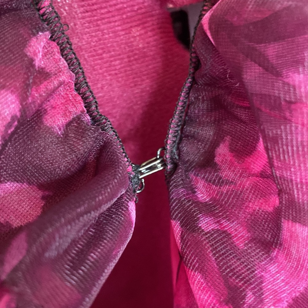 Habella Floral Print Sheer Ruffled Robe (Size S) - Picture 8 of 10